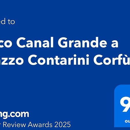 Attico Canal Grande A Palazzo Contarini Corfu Venecia Exterior foto