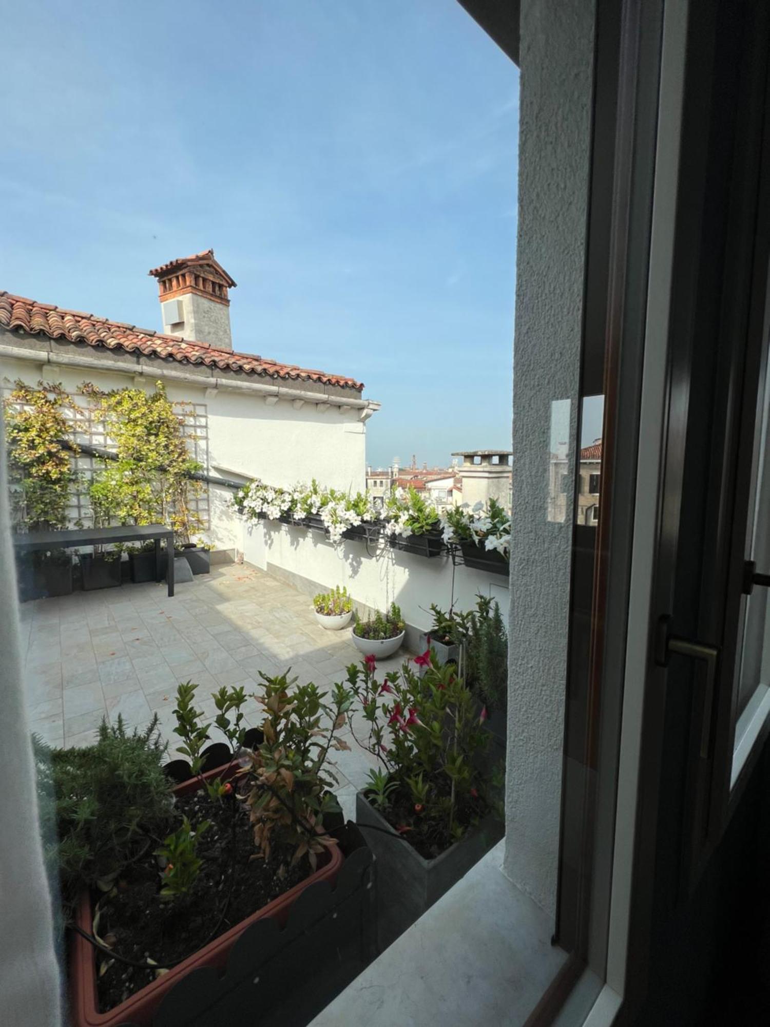 Attico Canal Grande A Palazzo Contarini Corfu Venecia Exterior foto