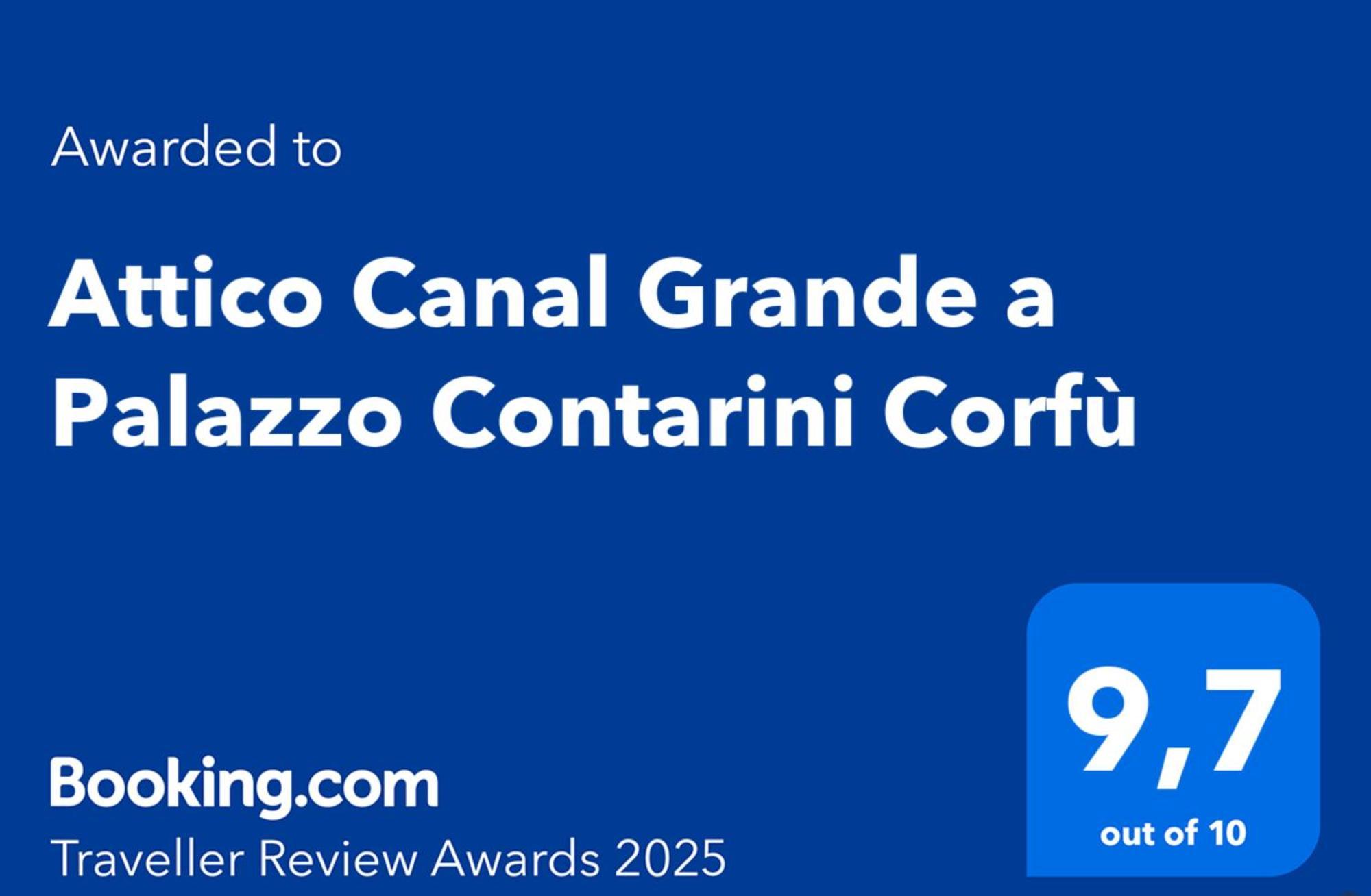 Attico Canal Grande A Palazzo Contarini Corfu Venecia Exterior foto